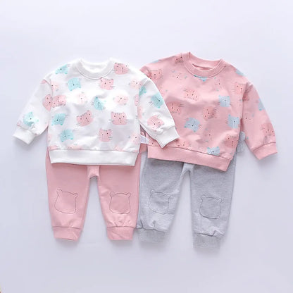 1-4 Years Old Baby Girl Casual Clothing Sets