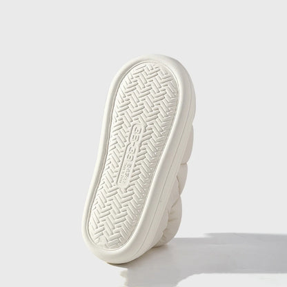 Winter Cotton Soft Thick sole Cover heel Non-slip Fluffy  Warm Cute slippers