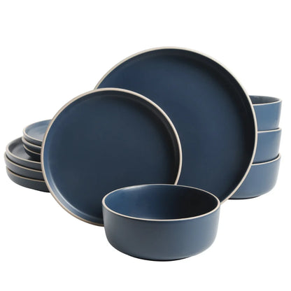 Cobalt Dinnerware Set 12-Piece