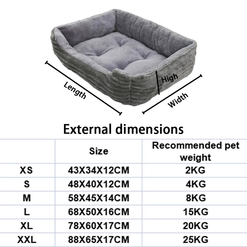 Cozy Plush Pet Bed for Comfortable Relaxation