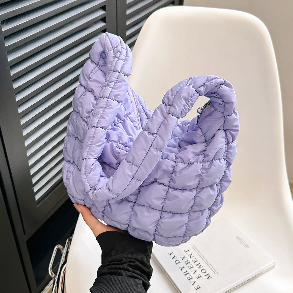 Women's Quilted Cloud Shoulder Bag