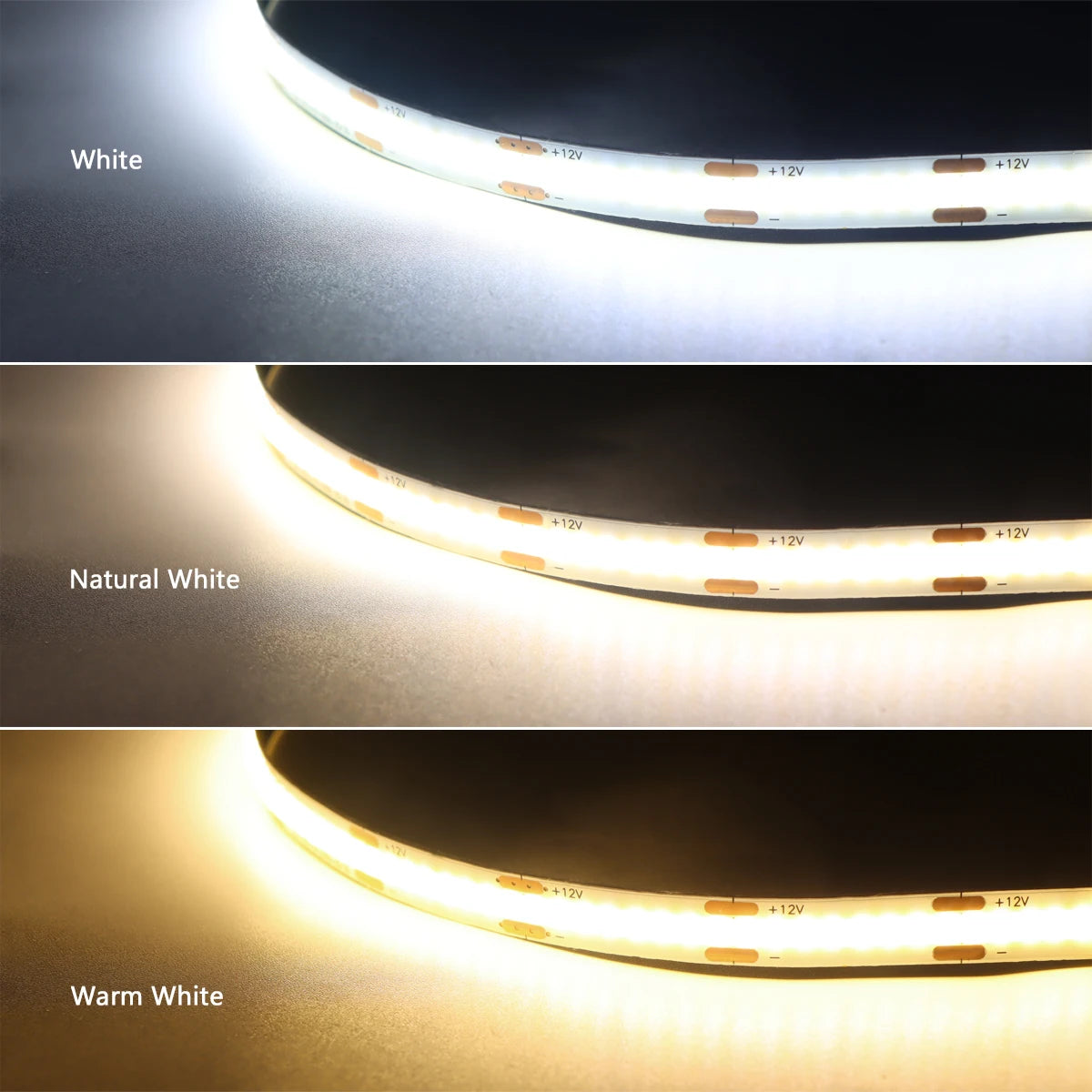 Under Cabinet COB LED Strip Light with Touch Sensor