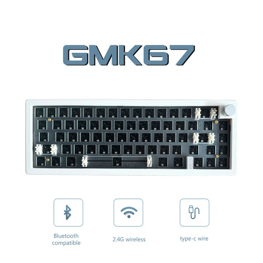 Kit de clavier mécanique sans fil Bluetooth 2.4G avec joint