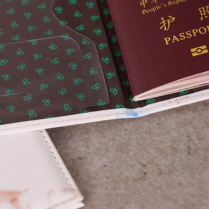 Multi-Function Vintage RFID Passport Wallet