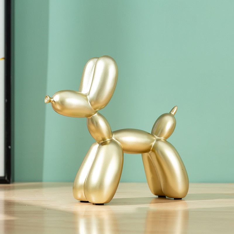 Sculpture moderne de chien en ballon – Décor d’art de bureau