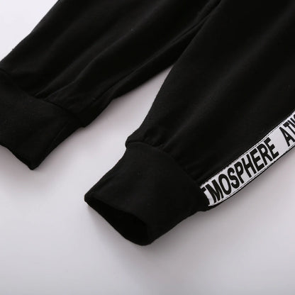 Ensemble 2 pièces haut à capuche et pantalon en coton pour bébé garçon