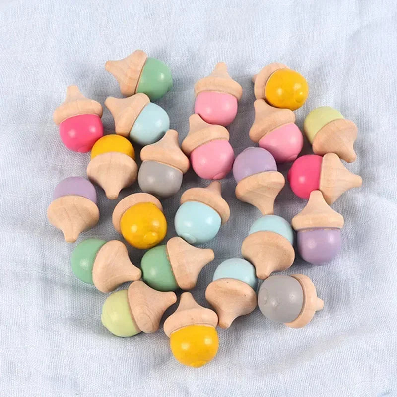 Rainbow Counting Pompoms Set  Kids Games