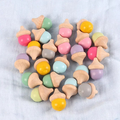 Rainbow Counting Pompoms Set  Kids Games