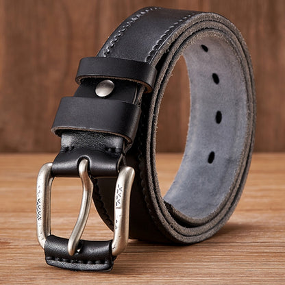 Ceinture de luxe en cuir de vache pour homme