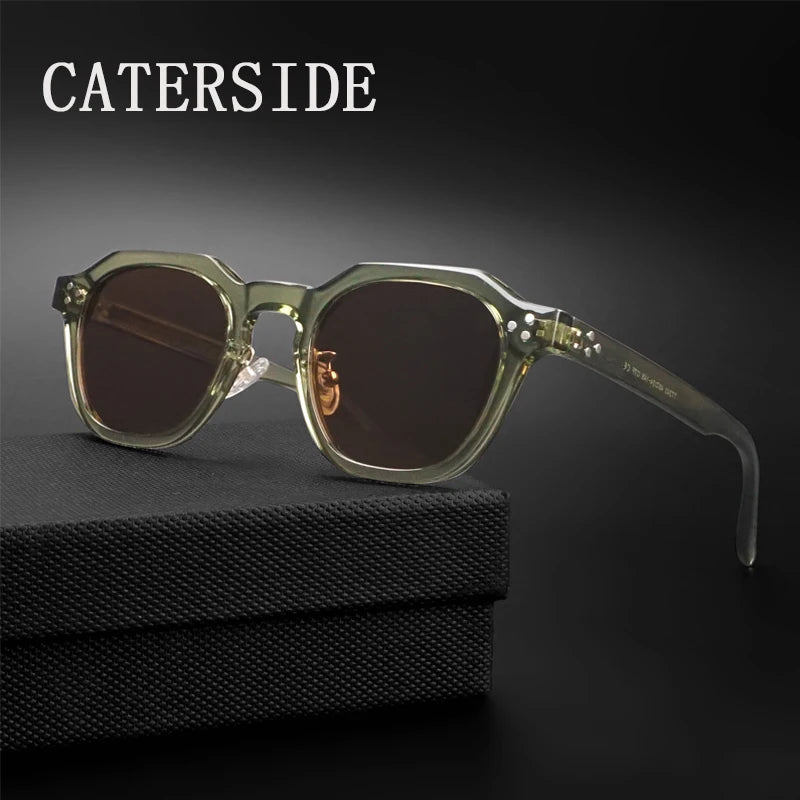 Retro Polarized Sunglasses Ultralight TR90 Frame Unisex Travel Eyewear