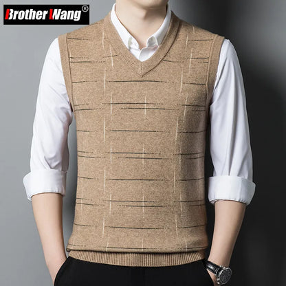 Premium Wool Business Vest Collection