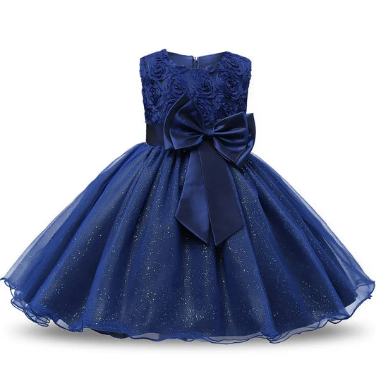 Robe princesse fille, robes de fête d'anniversaire de mariage