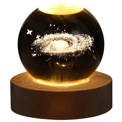 Galaxy Astronaut Ball Night Light -  Planet Bedside Lamp