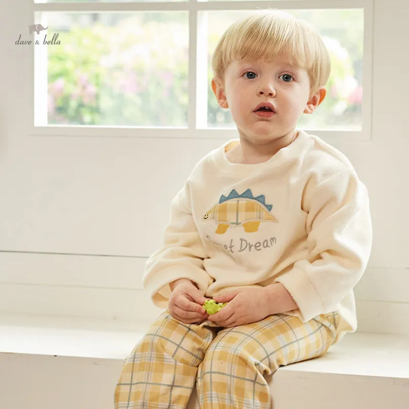 Kids' Knitted Fleece Pajama Set