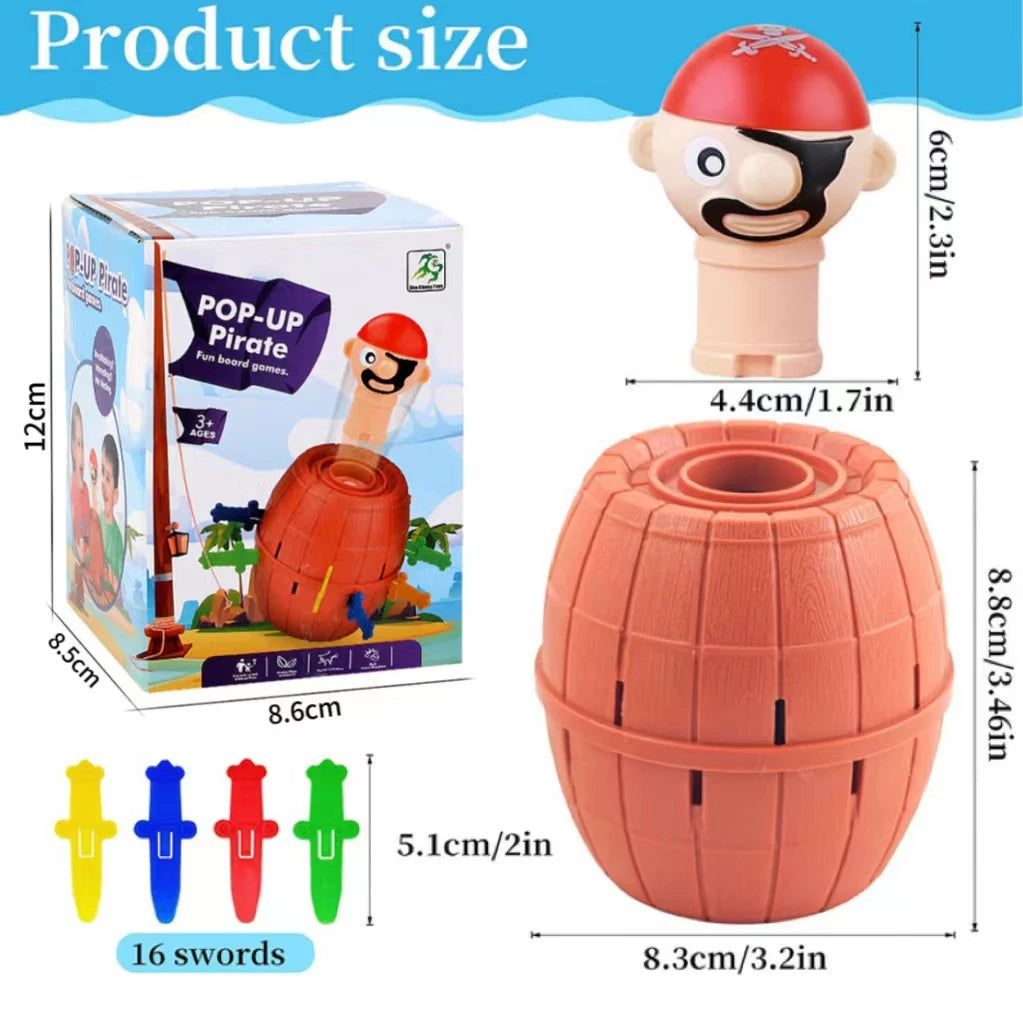 Jeu de baril de pirates sauteurs – Jouet familial amusant