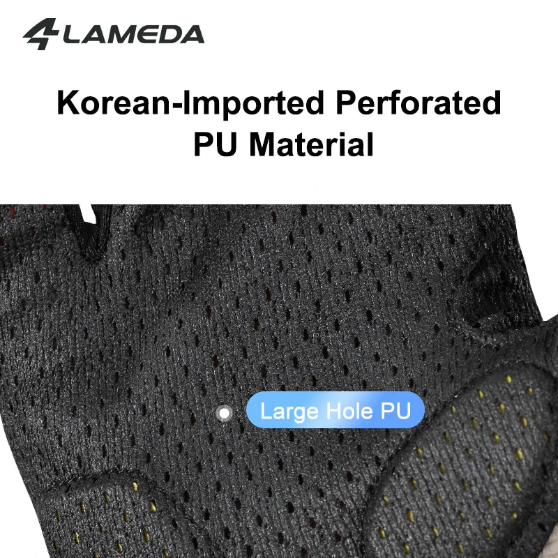 Stoßfeste Halbfinger-Fahrradhandschuhe – schweißhemmende, gepolsterte Fahrradausrüstung