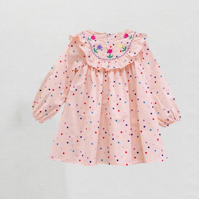 Girls' Printed Short Sleeve Dress