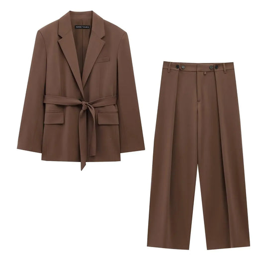 Chic Ven Blazer pour femme – Costume pantalon pour femme de bureau