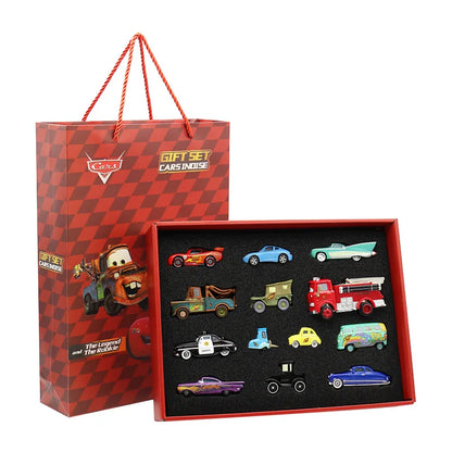 Pixar Cars 3 Metal Diecast Lightning McQueen, Mater, Jackson, Uncle Truck Boy Champion Car Model Toy Set