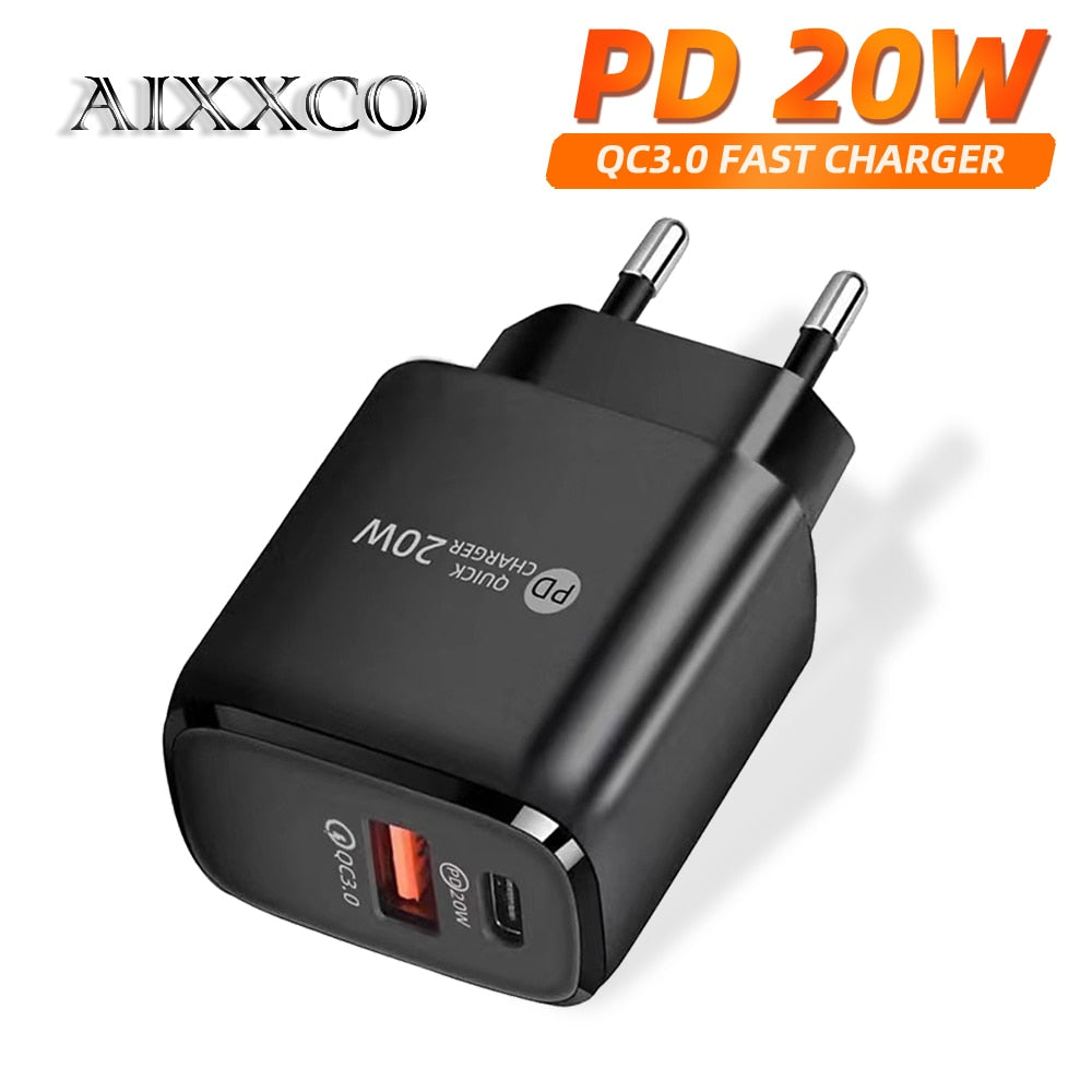 20W USB-C PD Charger for iPhone 12