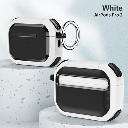 Étui pour AirPods avec verrouillage sécurisé et camouflage gris