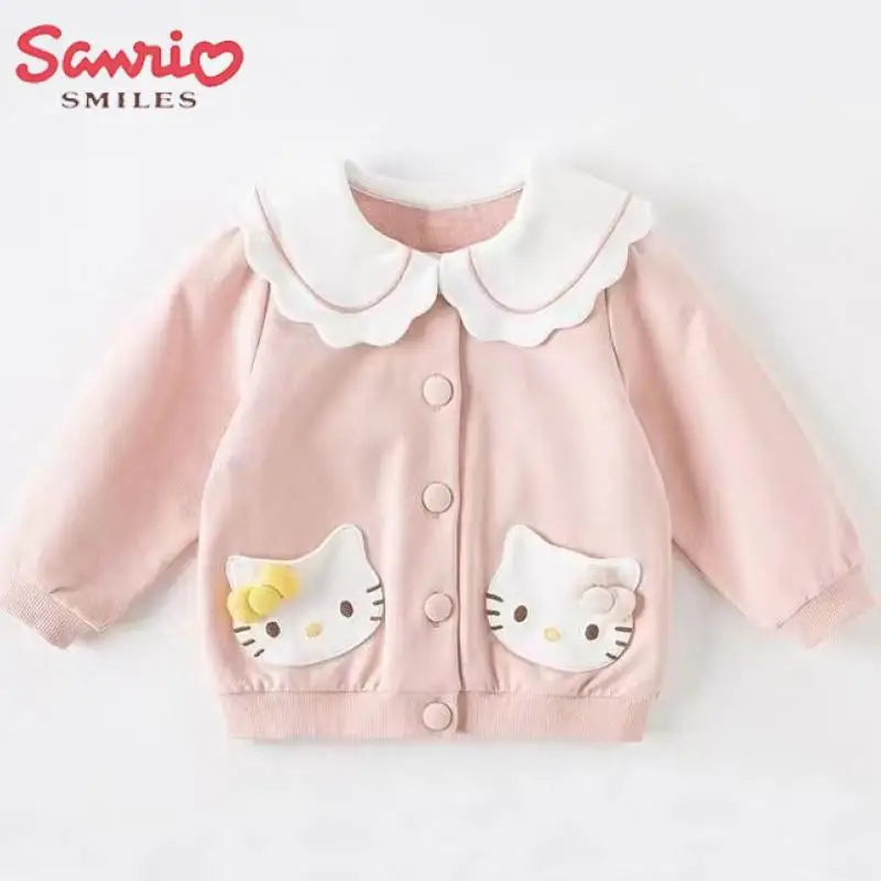 Joli manteau rose pour bébé