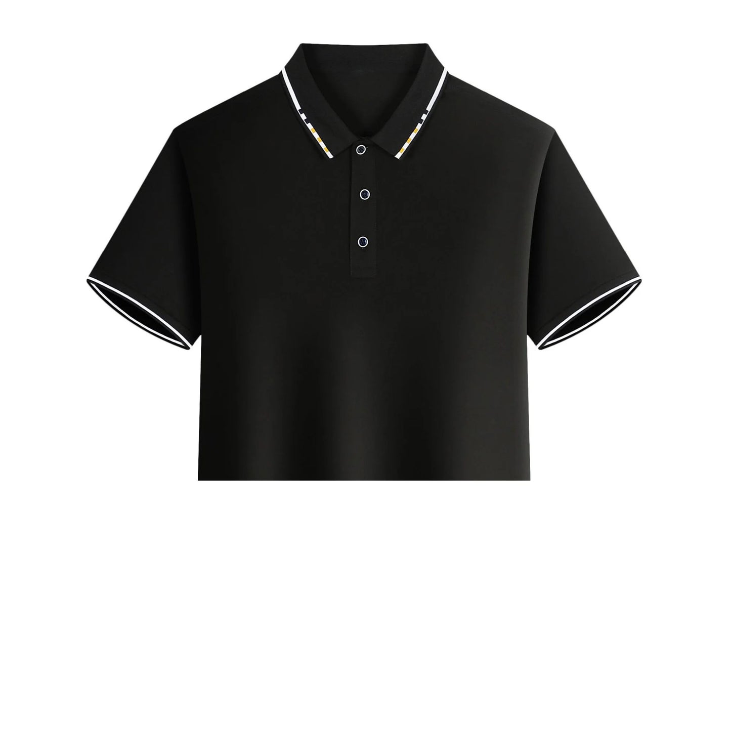 Poloshirt mit buntem Revers für Herren für den Sommer