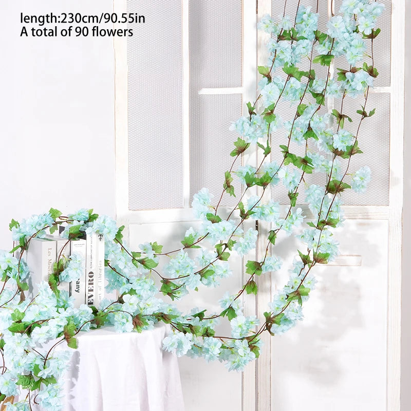 Silk Cherry Blossom Sakura Garland Home & Party Decoration