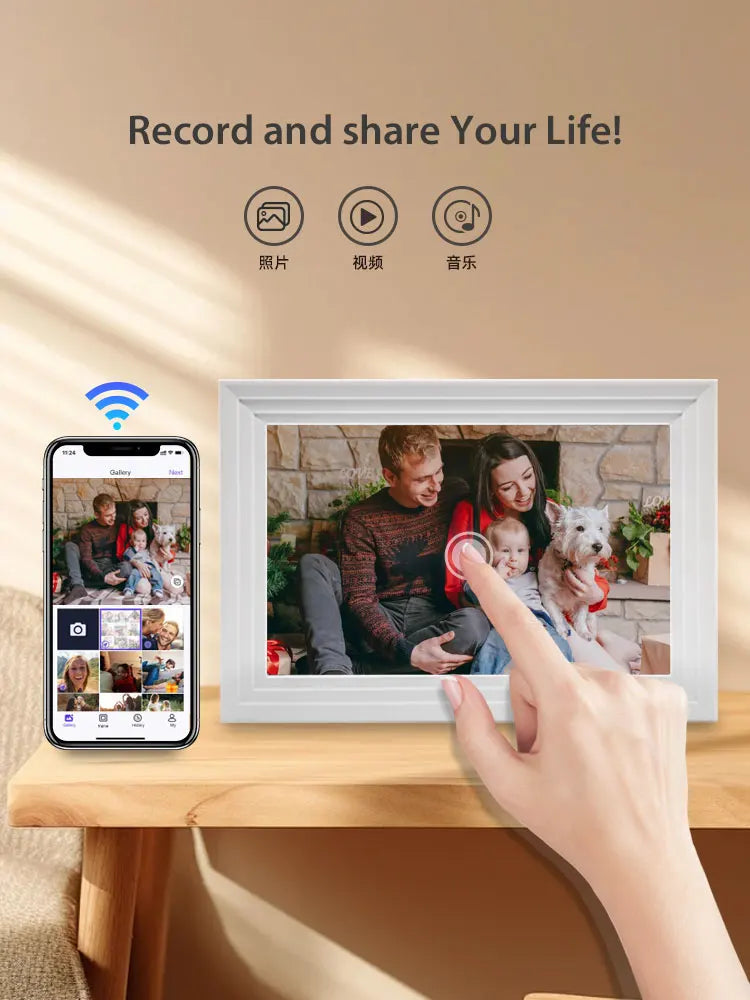 Anpassbarer digitaler Collage-Bilderrahmen