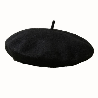 Women's Woolen Beret - Versatile Japanese Style Hat