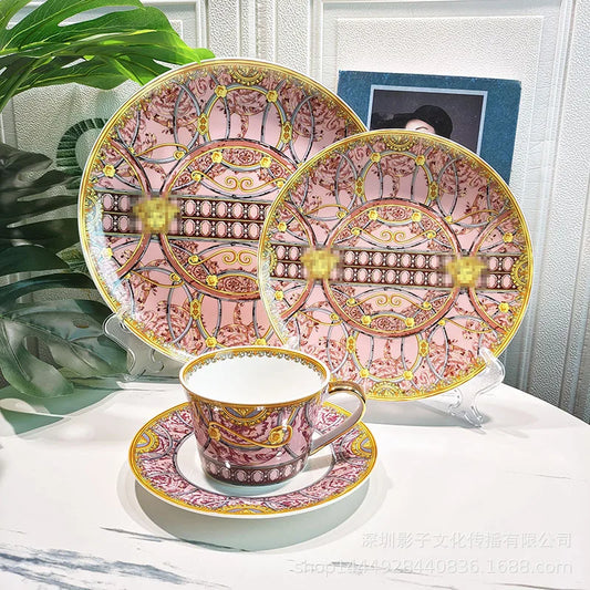 Europäisches Bone China-Geschirrset