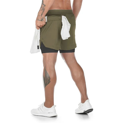 Shorts de fitness et de plage décontractés multi-poches pour hommes