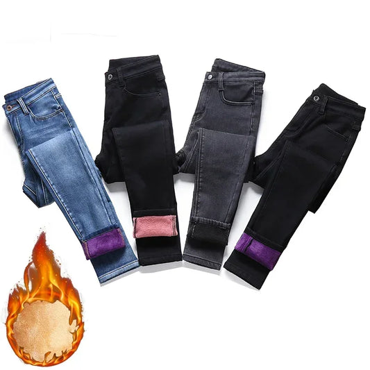 Winter Thermal Jeans Cozy Snow-Ready Denim
