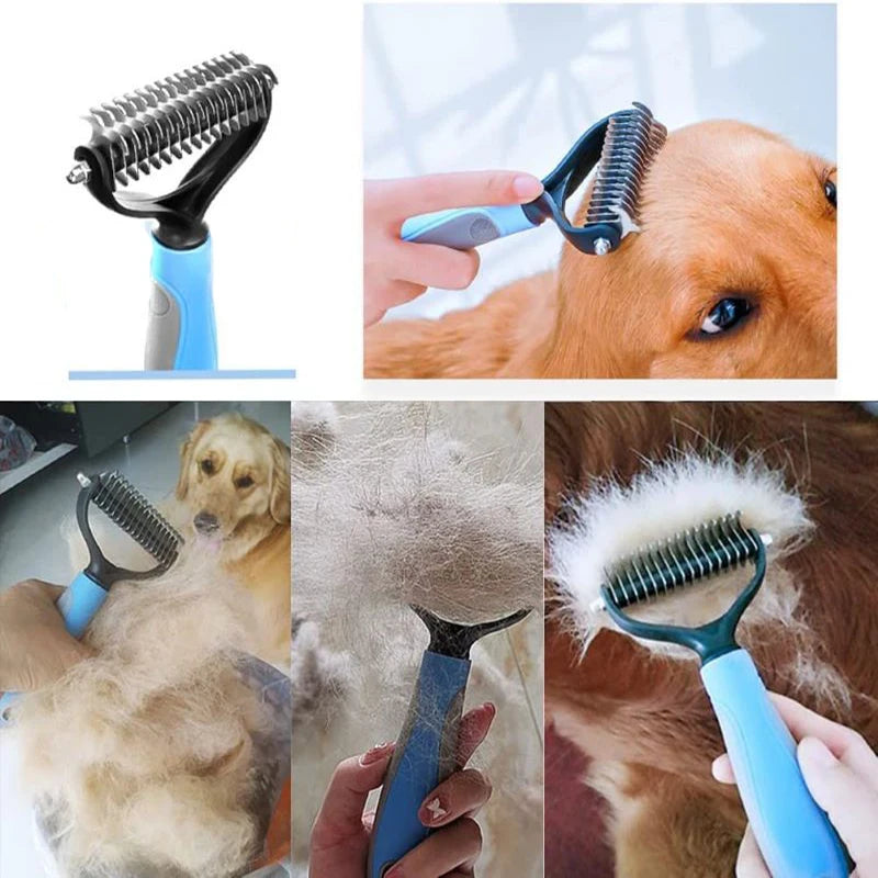 Pet Hair Remover & Grooming Brush