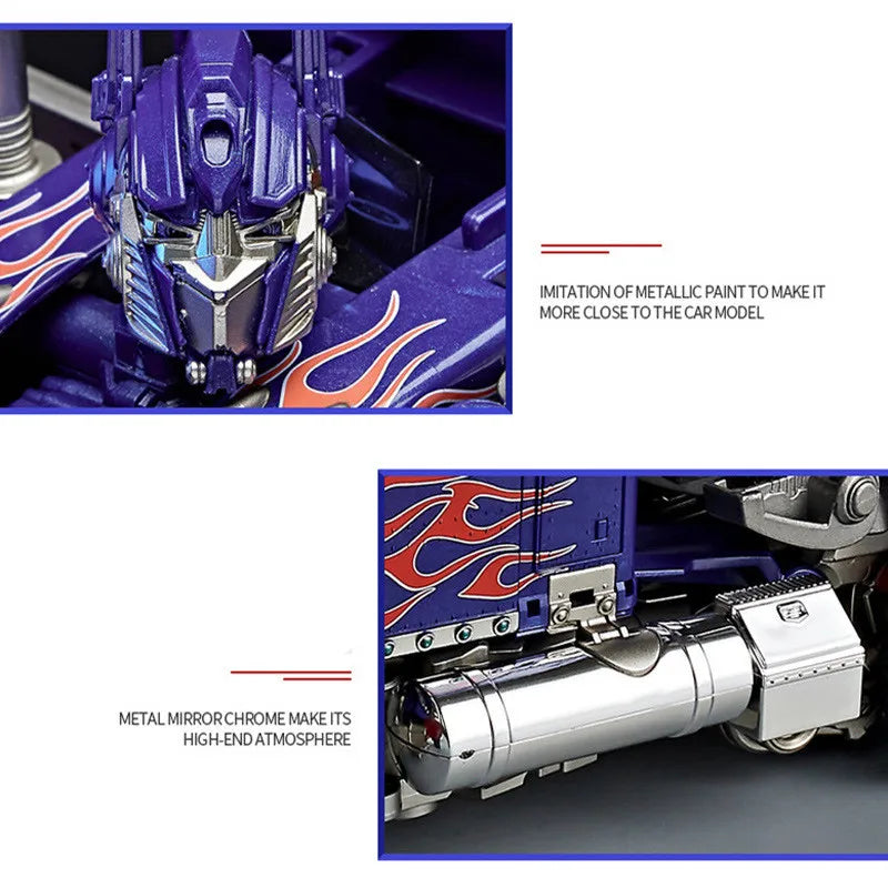 30CM Optimus Prime Transformation Robot Toy Star Commander Alloy Car Action Figure Deformation Anime Model