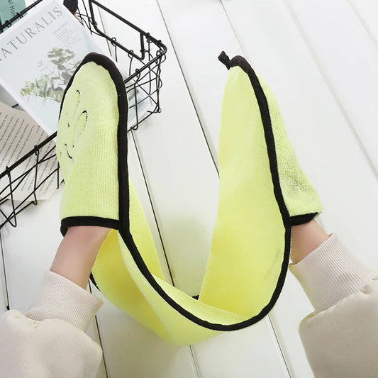 Gant de serviette de bain double face pour chat et chien