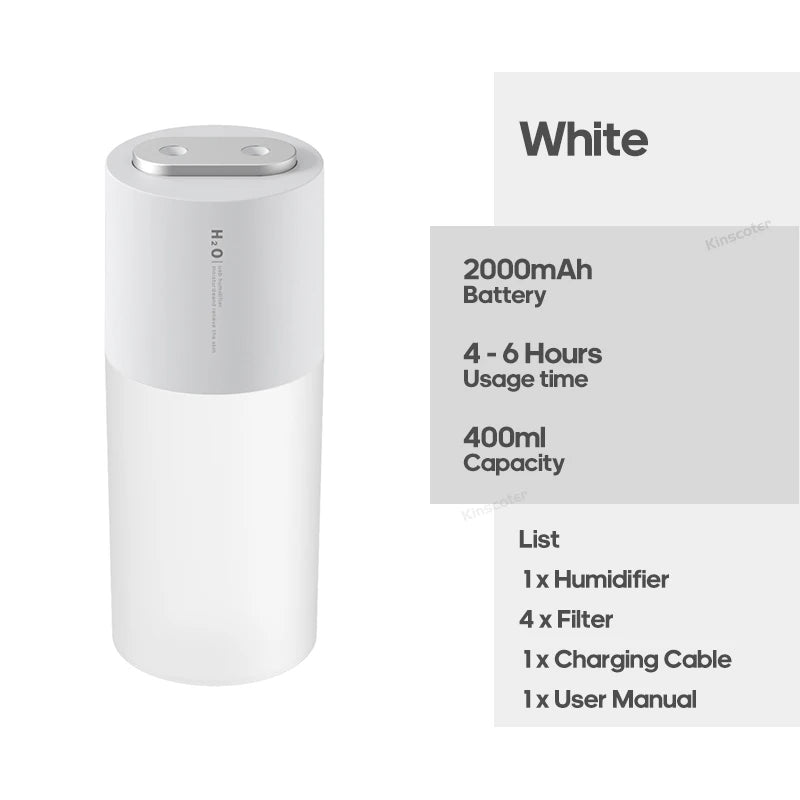 300 ml Doppelnebel-Luftbefeuchter und Kaltnebel-Diffusor