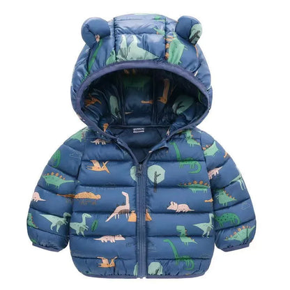 Autumn Hooded Down Jackets Baby Girls' and Boys' Coats