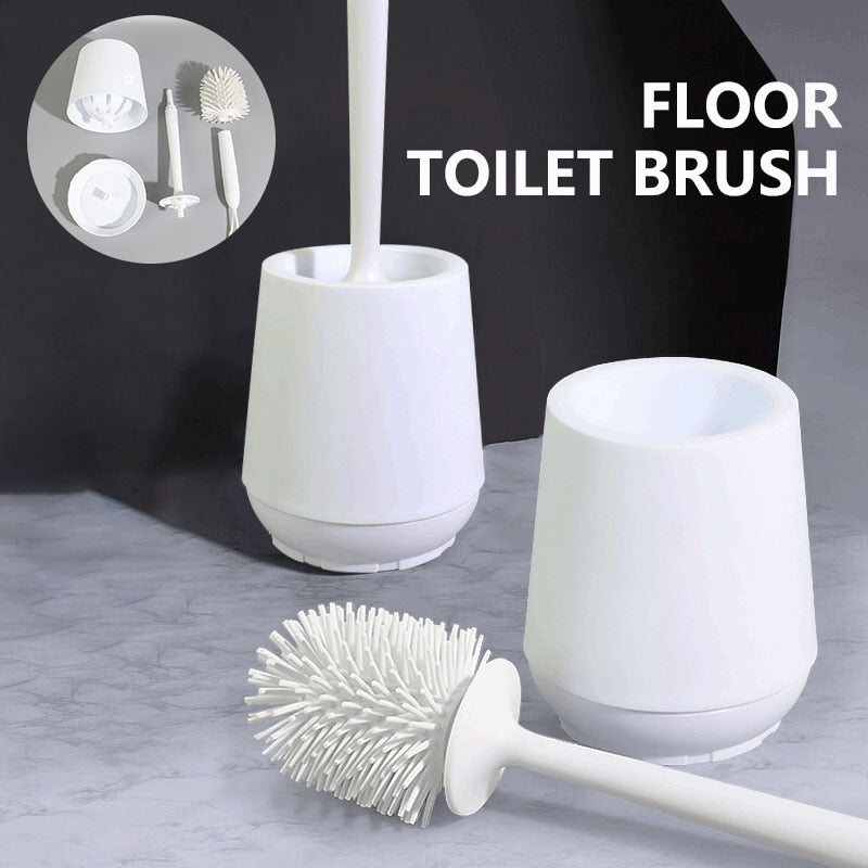 Floor-standing Black Toilet Brush