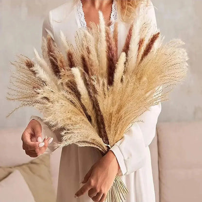 70pcs Reed Dried Flower Bouquets