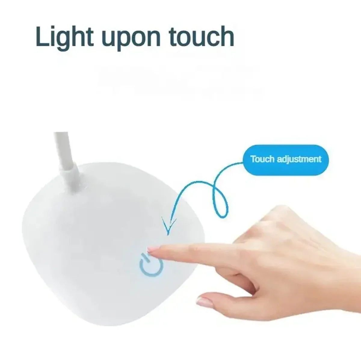 Lampe de bureau LED portable avec chargement USB 