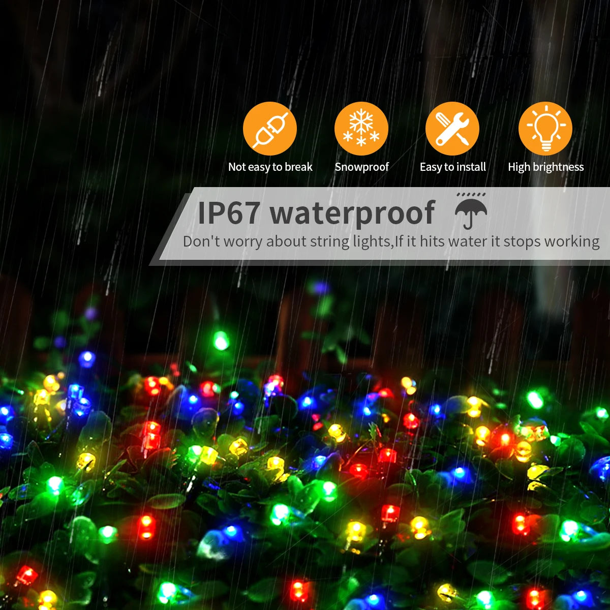 Waterproof 24V LED Christmas Lights for Outdoor Decor