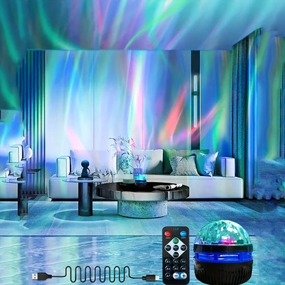 LED Starry Galaxy Projector RGB Aurora Lamp with Smart Remote