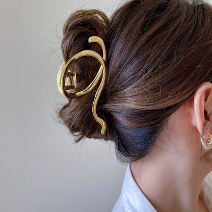Gold S-Shaped Hairpin Set