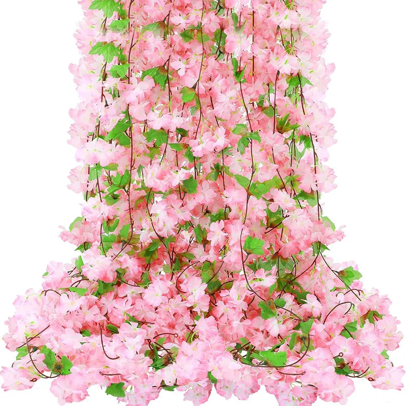 Silk Cherry Blossom Sakura Garland Home & Party Decoration