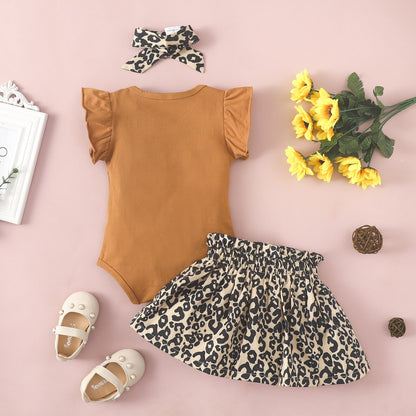 Adorable Baby Girl Summer Outfit - 3Pc Set