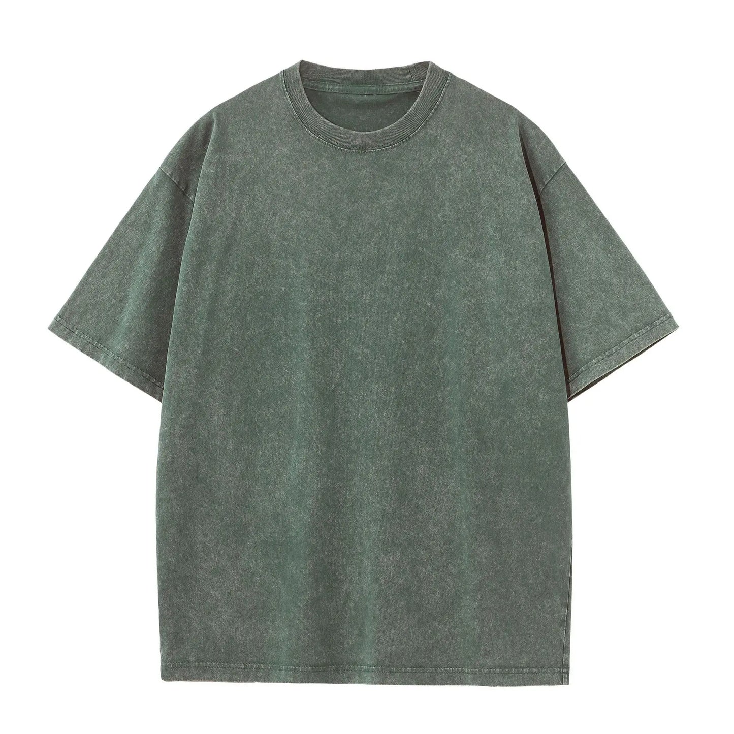 Men's Oversized Ragged Short Sleeve Cotton Round Neck T-shirts