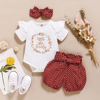 Adorable Baby Girl Summer Outfit Set