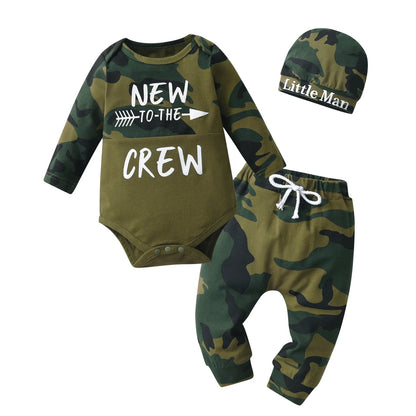 Newborn Baby Boy's 2PCS Clothing Set