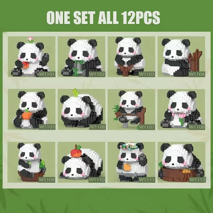 DIY Mini Panda Building Blocks